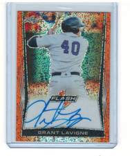 2018 Leaf Flash Orange #BAGL1 Grant Lavigne Auto /10 - NM-MT