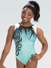 GK Elite Gymnastics Leotard - Adult Small - Glitter Cove Tank