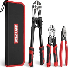 Heavy Duty Bolt Cutter Set with Carrying Bag