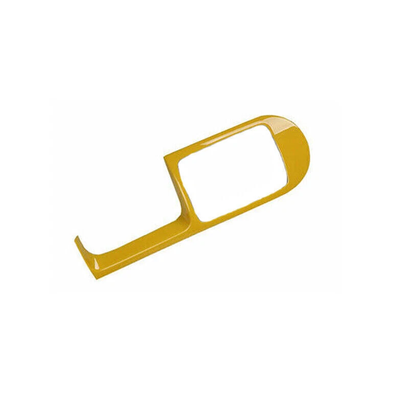 1x Cubierta de cuadro de cambio de marchas amarilla TRIM para VW Volkswagen Beetle 2003-2010 nueva Foto 3 de 3