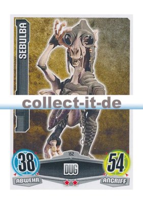 Force Attax Movie Cards 1 152 - SEBULBA - Dug - Söldner