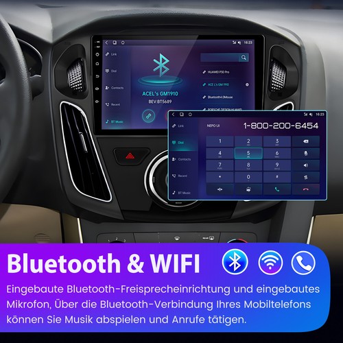 2+64GB Android 14 Autoradio Navi Radio CarPlay BT Für Ford Focus 3 MK3 2011-2019 - Bild 7 von 13