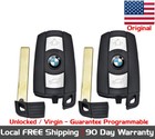 2x OEM Replacement Keyless Remote Key Fob For BMW KR55WK49147 COMFORT ACCESS