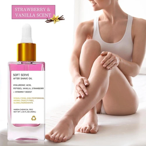 Truly Beauty Strawberry Vanilla After Shave Oil for Smooth Skin Post Shave - Picture 6 of 10