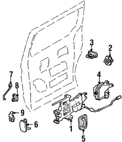 Manija para Ford (N/P XF5Z-1226600-AAPTM)