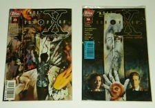 X-Files # 35 & 36 1997 Topps Comics N.D.E. Parts 1&2 Science Fiction