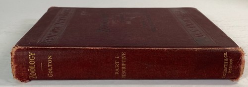 Science Textbook Zoology Part 1 Descriptive by Buel P. Colton, D. C. Heath, 1908 - Picture 3 of 7