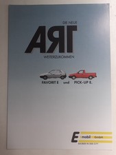 Skoda: Favorit E/Pick-Up E (Brochure); 1990