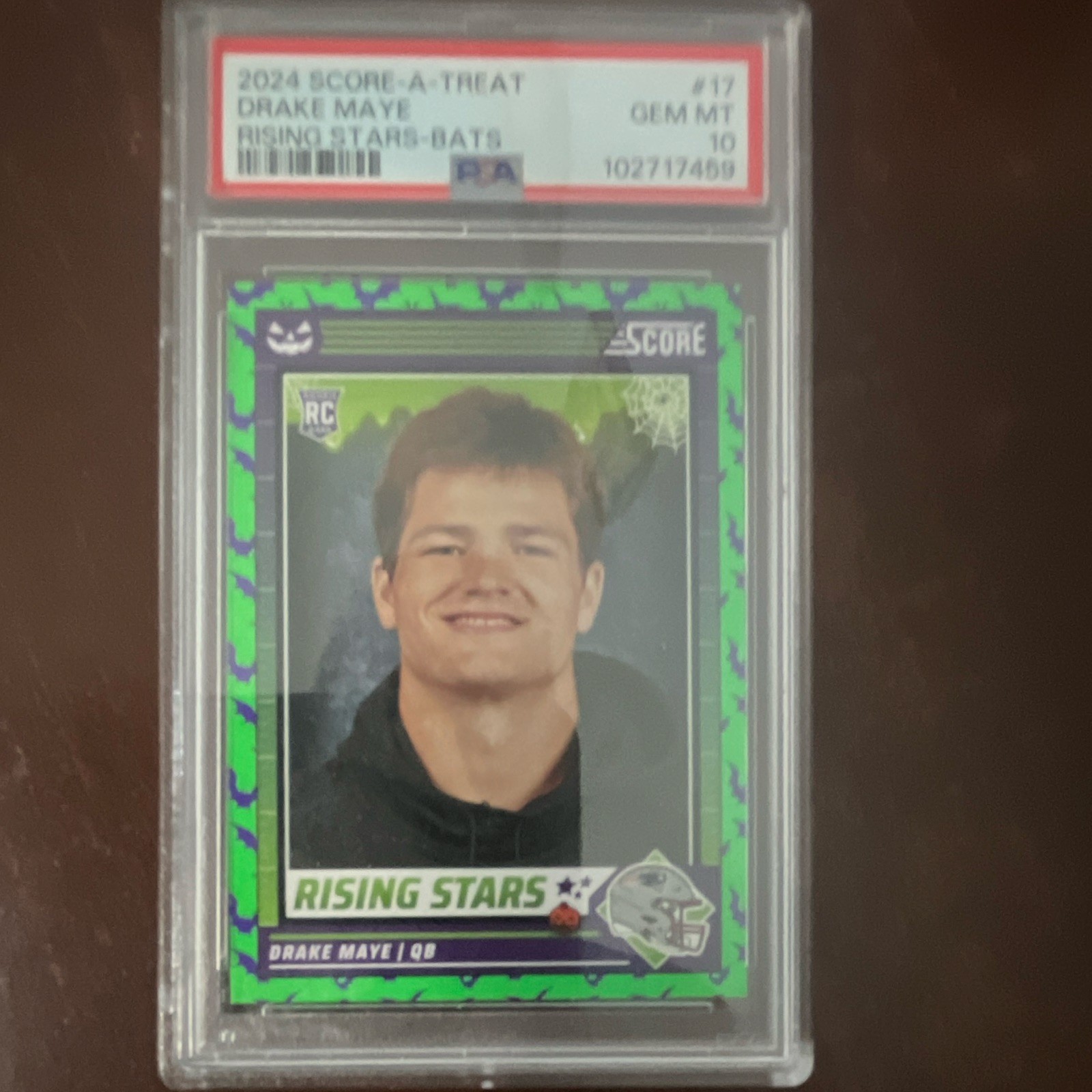 Drake Maye Panini Score-A-Treat Rising Stars #17 Bats