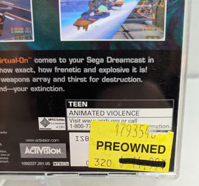 Virtual-On: Oratorio Tangram (Sega Dreamcast DC, 2000) Complete CIB