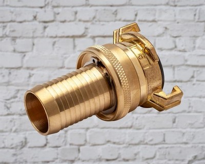 Saug- und Hochdruckkupplung Schlauchkupplung System Geka mit Nachstellring (1'')