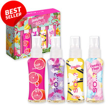 Body Mist Set for Women 4 Pcs Vegan Cruelty Free Perfume Travel Spray Gift - US