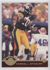1996 Leaf Red with Gold Foil Kordell Stewart #125 0w8