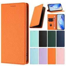 For Samsung S25 S24 A55 IPHONE 17 16 Pro 15 Wallet Leather Flip Case Cover
