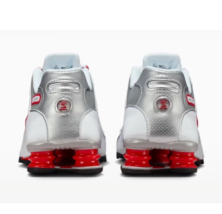Nike Shox NZ 378341 104 Sneakers Men's White Sport Red Running