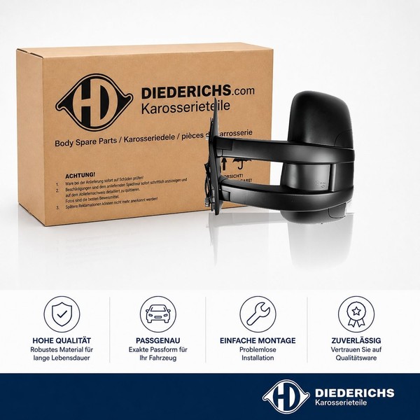 Aussenspiegel Links Diederichs 3494227 Passend FÜR Iveco RÜCkspiegel Aussen-image