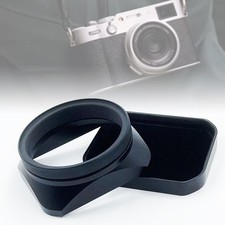 Square Lens Hood and Protective Hood Cap Replace Simple Installation Lens Shade