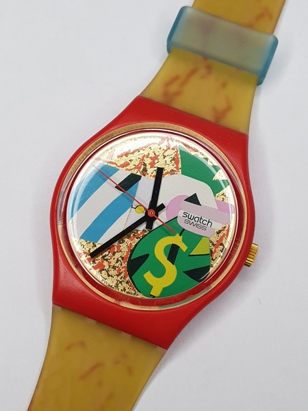 Swatch Collage Dore GR116 - funktioniert - 34mm