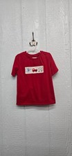 NWT 6 Boys' Short Sleeve Tee Blue Gingham Shorts with Rescue Vehicle Appliqu 