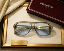 JACQUES MARIE MAGE FUGUE 55 14-146 Luxury Aviator Sunglasses New w/ Case