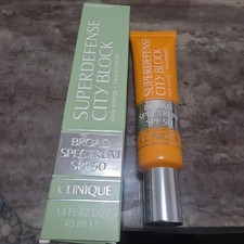 Clinique  Face Sunscreen Superdefense City Block Daily  SPF 50 Size 1.4 oz 40 ml