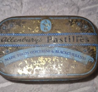 Vintage Allenburys Pastilles Tin