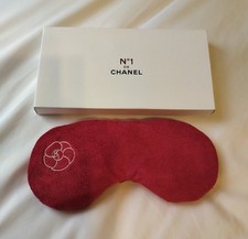 NIB CHANEL SKINCARE No1 DE CHANEL RED EYE MASK FOR RELAXATION MEDITATION PILLOW