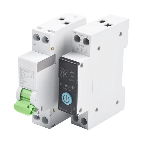 Tuya-Mcb Wifi-Smart Leistungsschalter mit Metering 1P 32A Control-Switch By-App
