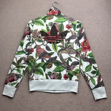 ADIDAS FARM RIO Jacket Women UK 10 Battle Birds Floral Originals Trefoil Jardim