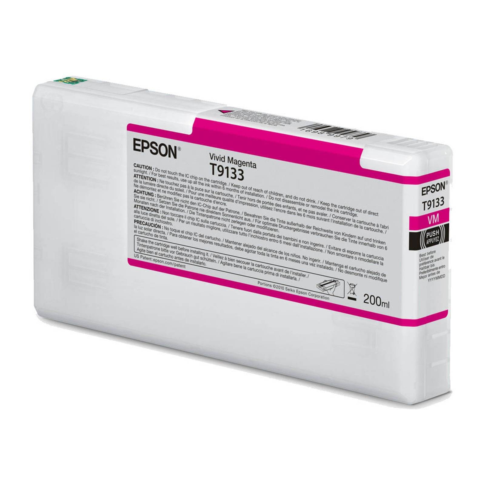 Epson Magenta C13t91330n/T9133 Ink Cartridge 200Ml For Sc-P 5000 - Image 5