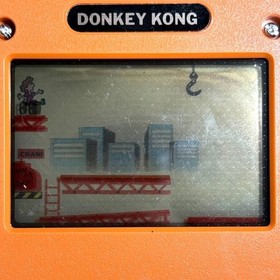 Donkey Kong Series Nintendo Multi-Screen Game Watch Working, Light Screen Burn