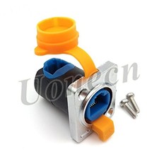 RJ45 Waterproof dustproof Right Angle Plug Socket IP65 Ethernet Connector