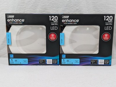 Feit Electric -Enhance - 120 Watt Replacement Uses 22w - LED 5-6 inch - 2 Pack