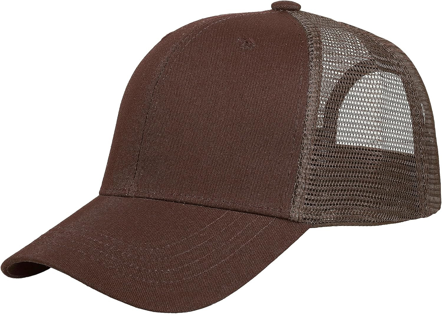 Baseball Cap Structured Plain Design 6 Panel, Adjustable Siz