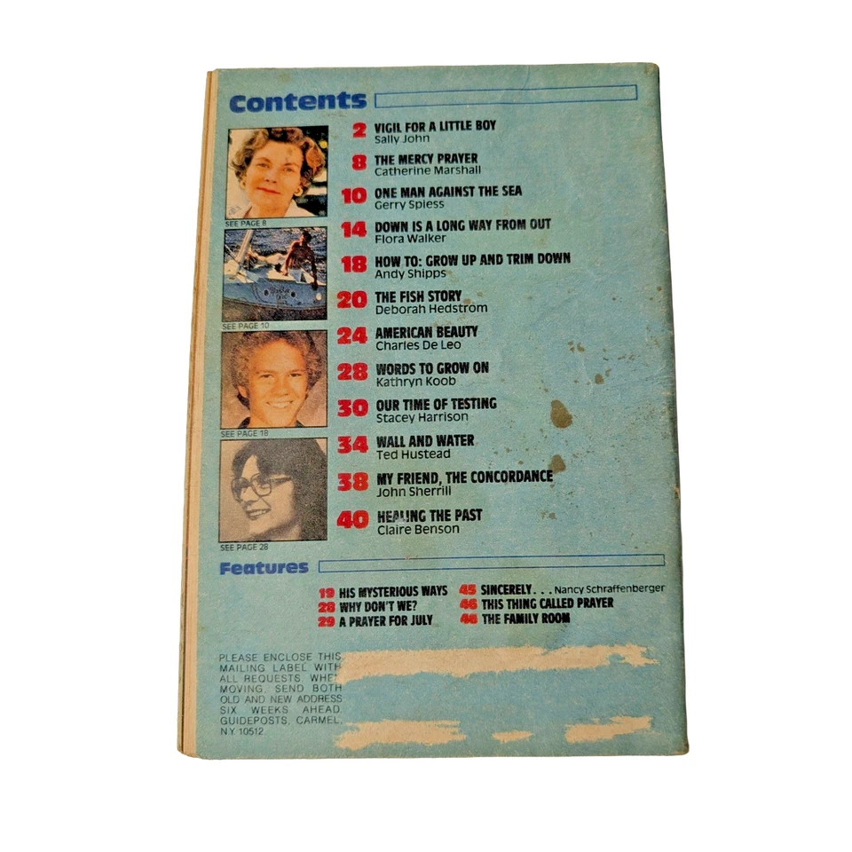 Vintage Guideposts Magazine July 1982 Tommy John Yankees Issue Inspirational - Image 2 of 2