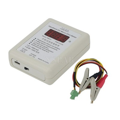 YMC01 DC Ohm Meter Low Resistance Tester with 4-Wire Testing Clip (Range 20R) *y