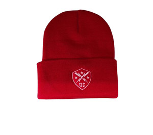 DC Defenders Football Embroidered Cuffed Beanie Hat Cap Washington Redskins New