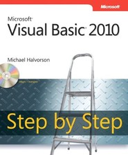MICROSOFT VISUAL BASIC 2010 STEP BY STEP STEP BY STEP By Michael Halvorson VG