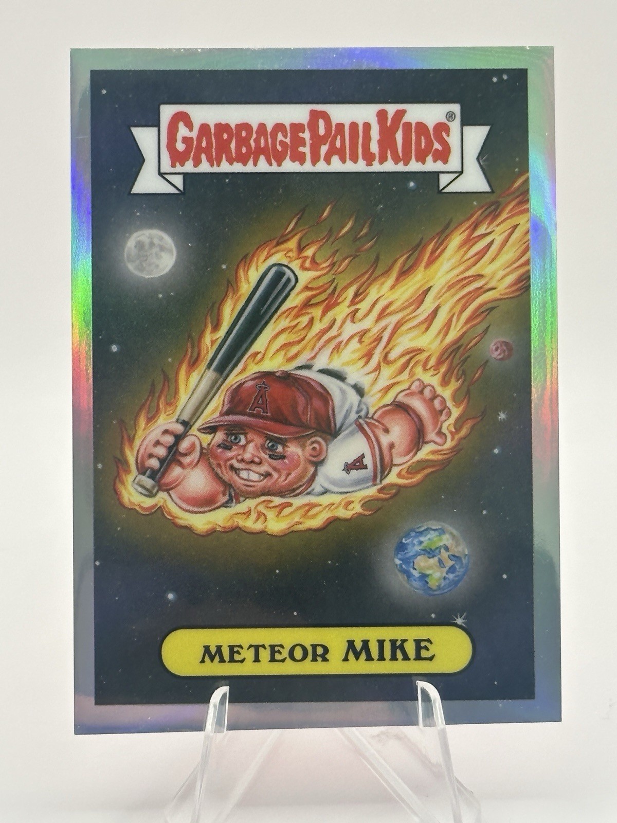 2025 Bowman Chrome Mike Trout * GPK * Case Hit Recfractor SSP Meteor Anime