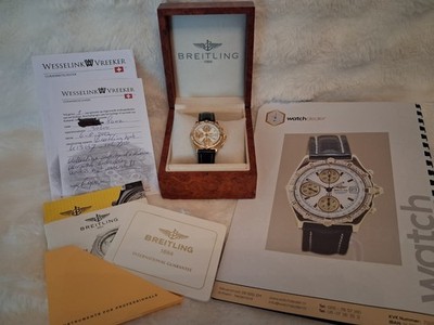 Herren Breitling Chronomat 18k Gelbgold