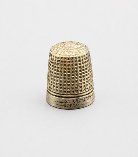 Antique Charles Horner "Dorcas" Thimble – Size 5, Vintage Sewing Collectible