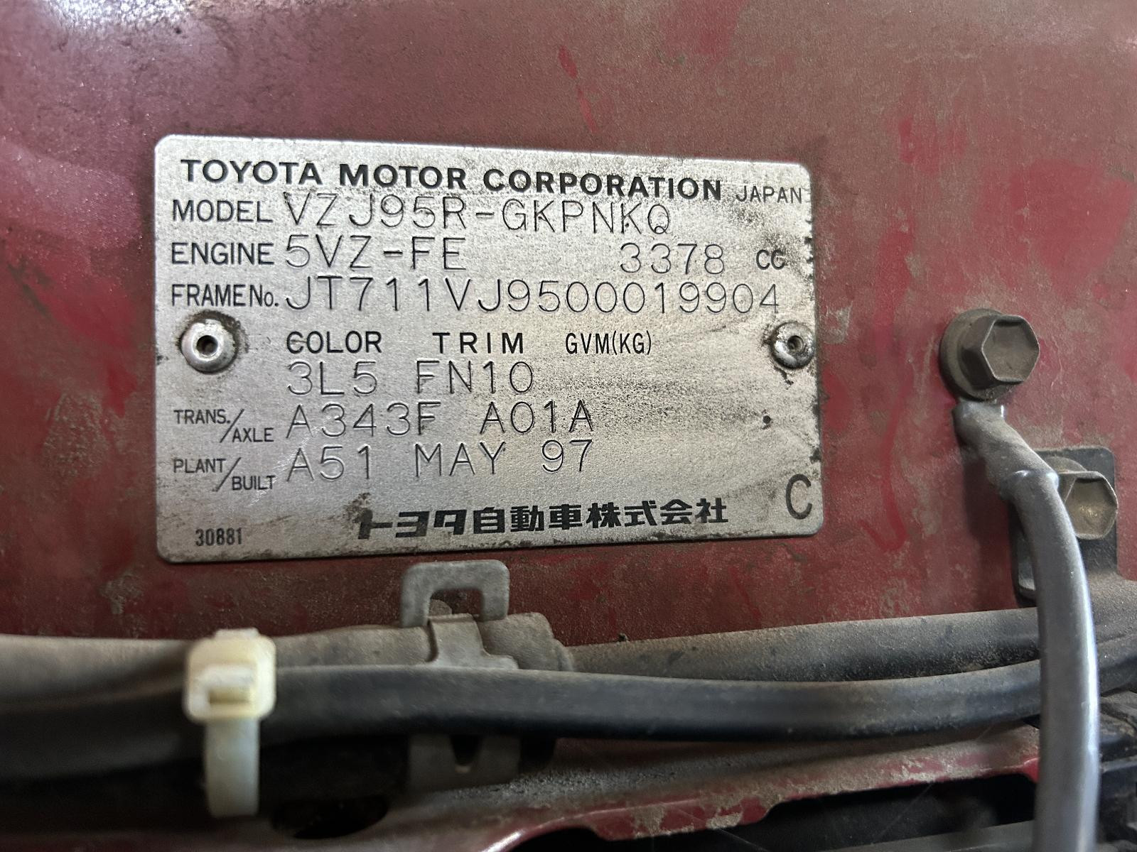 Toyota Prado Left Front Strut VZJ95 04/1996-01/2003 - thumbnail 11