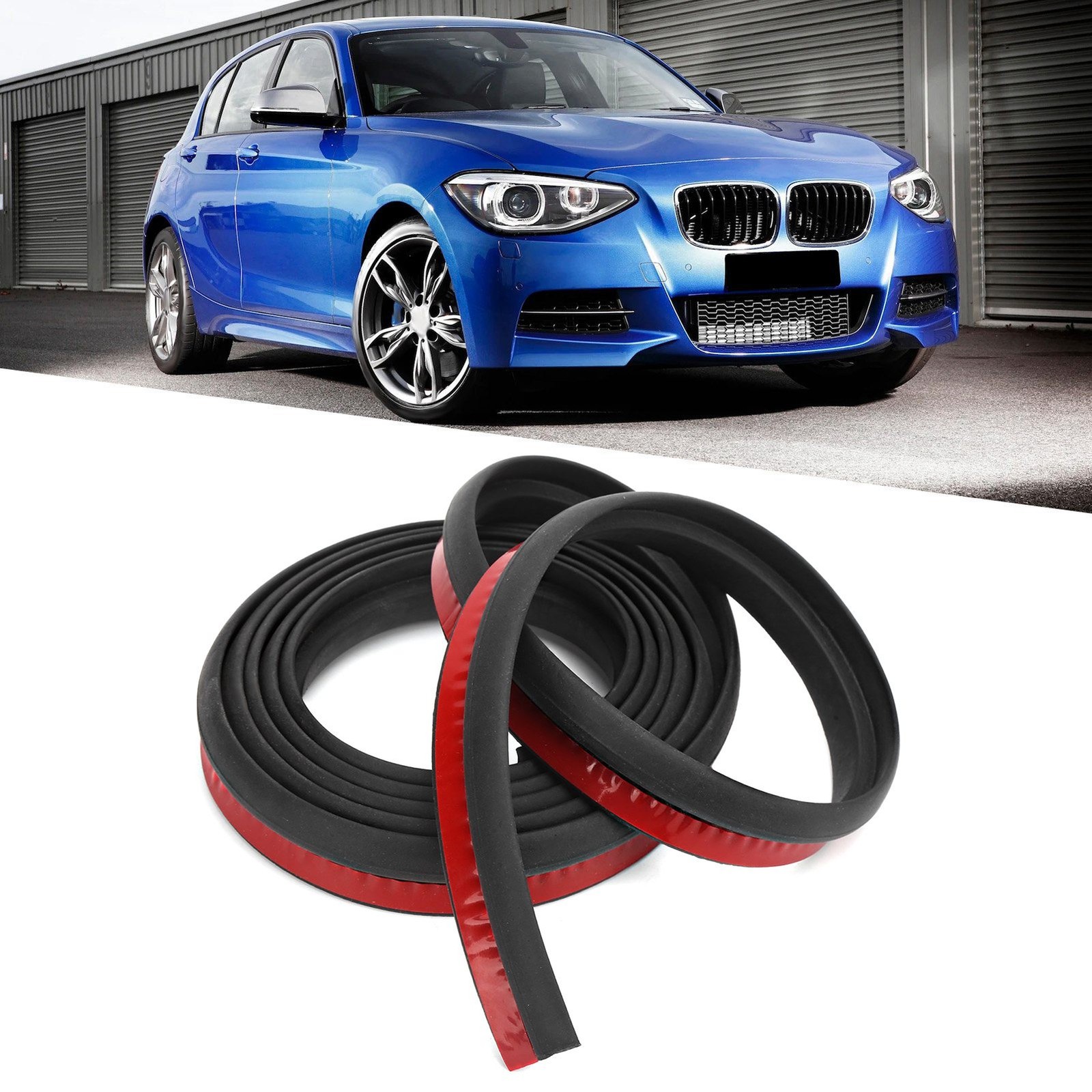 6.6ft Car Door Seal Strip Z Shape EPDM Noise Insulation Weatherstrip