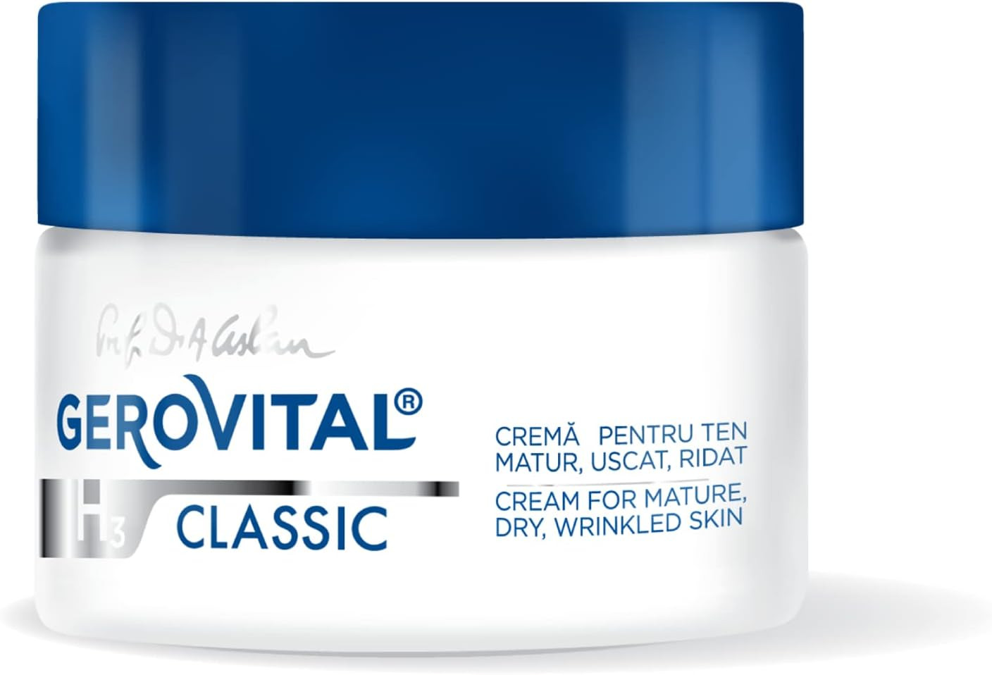 H3 Classic Crema Antirughe Viso Intensamente Idratante Con Acido Ialuronico E Vi