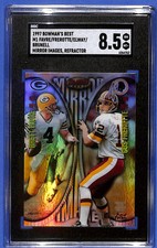 1997 Bowman's Best Favre/Frerotte/Elway/Brunell Mirror Images Refractor SGC 8.5