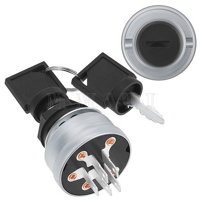 3 Position 5 Pin Ignition Key Switch For Polaris Snowmobile RMK Touring IQ LX XC
