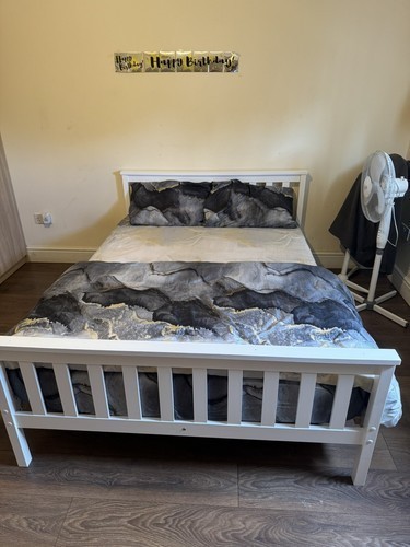 Kiefernholz Bettrahmen mit Matratzenoption Holzbettrahmen alle Größen Schlafzimmer Set - Bild 48 von 53