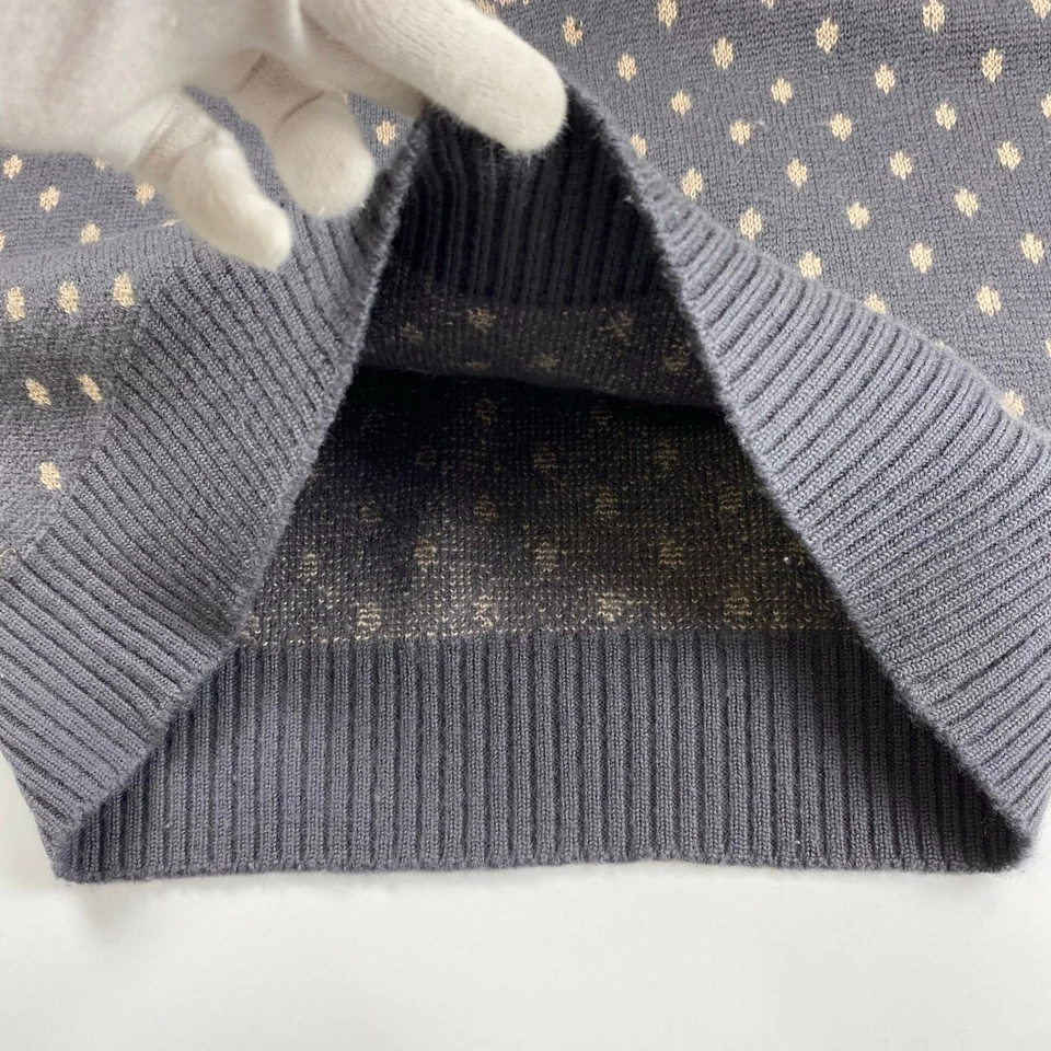 RRL Vintage Nordic Reindeer 100% Wool Sweater Gray Ivory Men’s L Rare - Image 4 of 4