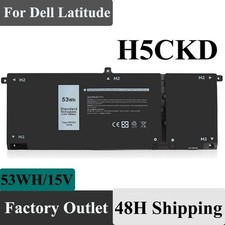 5LOT OEM H5CKD Battery For Dell Latitude 3410 3510 Inspiron 5508 5509 53Wh NEW