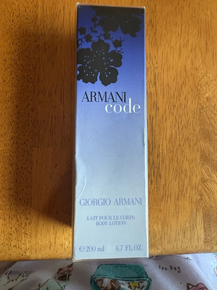 Código Armani para mujer 6,7 OZ Loción corporal nueva en caja descatalogada Foto 2 de 2
